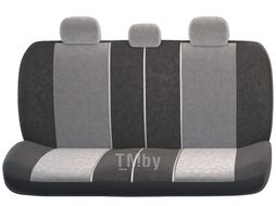 Чехлы для сиденья AUTOPROFI Comfort Combo карман, 6 молний, чёрн./т.серый, разм.М CMB-1105 BK/D.GY (M)