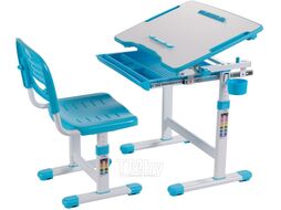 Комплект парта и стул-трансформеры Fun Desk Bambino Blue