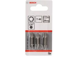 Бита 25ММ TORX T40 XH 3 шт. BOSCH 2607001625