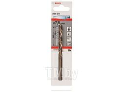 Сверло HSS-Co Standardline (7.5х109 мм; DIN 338) по металлу Bosch 2608585859