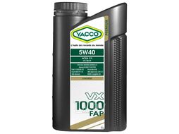 Масло моторное синтетическое 1 л - ACEA C3,A3/B4-07,API CF,9.55535-S2,GM dexos2,Ford WSS-M2C917-A API SN,BMW LL-04,229.31&226.5,PORSCHE A40,VW 502.00/505.00/505.01,RN 0710/0700 YACCO 5W40 VX 1000 FAP/1