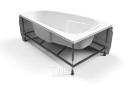 Ванна акриловая асимметричная Cersanit Joanna new 160x95 с ногами правая S301-169