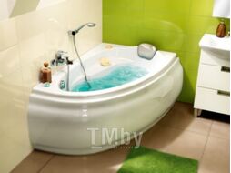 Ванна акриловая асимметричная Cersanit Joanna new 160x95 с ногами правая S301-169