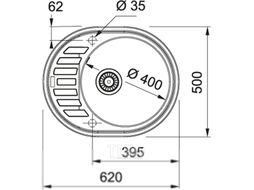 Мойка кухонная Franke Ronda ROG 611C (114.0263.463)