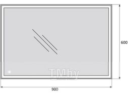 Зеркало BelBagno SPC-GRT-900-600-LED-TCH