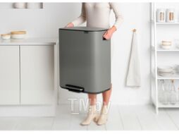 Мусорное ведро Brabantia Bo Pedal Bin / 211348 (60л)