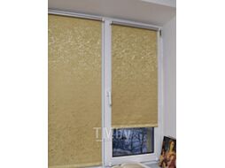 Рулонная штора Delfa Сантайм Венеция Термо-Блэкаут СРШ-01МП 79511 (115x170, золото)