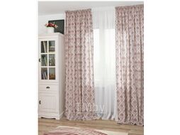 Шторы Delfa СШД-050 Tanit Loneta/12 (160x250, бордовый/rojo)