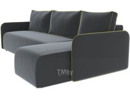 Диван угловой Divanta Токио с шезлонгом 3125-22 правый (Avelina 9852-9653)