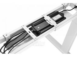 Компьютерный стол Ergosmart Unique Ergo Desk (белый/альпийский белый)