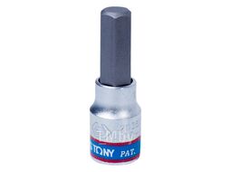 Насадка (бита) торцевая KING TONY 1/4", HEX, 7 мм, L = 37 мм 203507