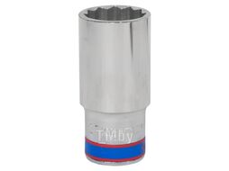 Головка торцевая глубокая двенадцатигранная KING TONY 1/2", 27 мм 423027M