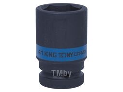 Головка торцевая ударная глубокая шестигранная KING TONY 1", 41 мм 843541M