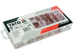 Шайбы медные (набор 95шт.) Yato YT-068713