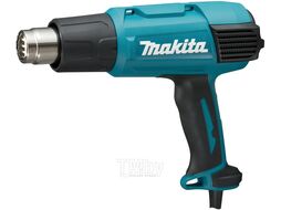 Термовоздуходувка MAKITA HG 6031 VK в чем. + набор сопл (1800 Вт, 2 скор., 50-600 С, ступенч. рег.)