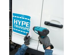 Термовоздуходувка MAKITA HG 6031 VK в чем. + набор сопл (1800 Вт, 2 скор., 50-600 С, ступенч. рег.)