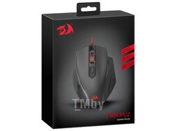 Проводная игровая мышь Redragon Tiger 2 оптика, 6кнопок, 1000-3200dpi