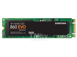 SSD-накопитель SAMSUNG 860 EVO, M.2, 500GB MZ-N6E500BW