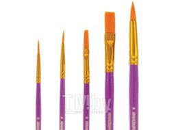 Набор кистей Юнландия Синтетика / 200894 (5шт)