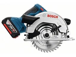 Пила циркулярная GKS 18V-57 (1акк 4,0A/h + GAL 18V-40) картон 0.615.990.M42 BOSCH