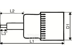 Торцевая головка 1/4" с битой TX40 ECO FORCH 4455N40371