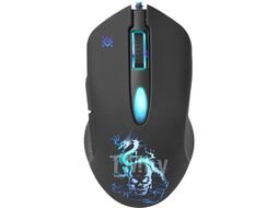 Проводная игровая мышь Defender Sky Dragon GM-090L оптика,6кнопок,800-3200dpi Артикул 52090