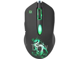 Проводная игровая мышь Defender Sky Dragon GM-090L оптика,6кнопок,800-3200dpi Артикул 52090