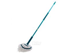 Швабра отжимная скручиванием 120 см, насадка из микрофибры, 120 г, Home Palisad 935095