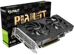 Видеокарта Palit GTX 1660TI Dual OC 6Gb DDR6 (NE6166TS18J9-1160C)