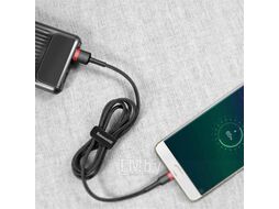 Кабель Baseus Cafule USB A - microUSB 2.4A / CAMKLF-B91 (1м, черный/красный)
