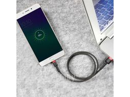 Кабель Baseus Cafule USB A - microUSB 2.4A / CAMKLF-B91 (1м, черный/красный)