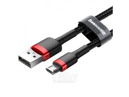 Кабель Baseus Cafule USB A - microUSB 2.4A / CAMKLF-B91 (1м, черный/красный)