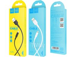 Кабель Hoco X25 USB Lightning (1м, черный)