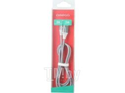 Кабель Omega Type-C-USB USB3.0 / OUFBB3TYPECBOXGR (1м, серый)