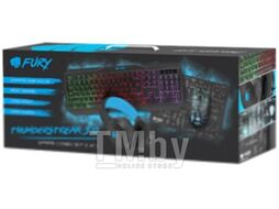 Клавиатура+мышь Fury Thunderstreak 3.0 / NFU-1676 (с наушниками и ковриком)