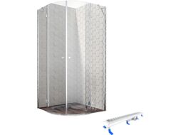 Душевой уголок Ambassador Set 90x90 / 12011101-ST2 (с душевым трапом)