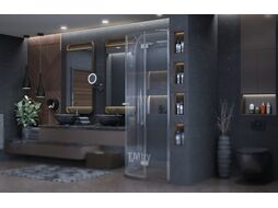 Душевой уголок Ambassador Set 90x90 / 12011101-ST2 (с душевым трапом)