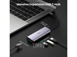 USB-хаб Ugreen CM252 / 60718 (серый)
