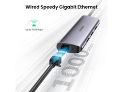 USB-хаб Ugreen CM252 / 60718 (серый)