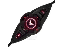 Наушники-гарнитура Crown CMGH-3100 (черный/красный)