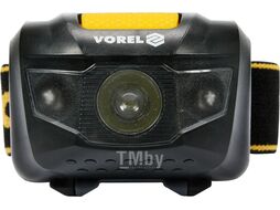 Фонарь налобный (1+2LED) 1,5V 3хААА Vorel 88675