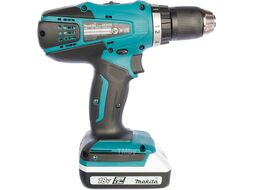 Аккум. дрель-шуруповерт MAKITA DF 457 DWLE в чем. + фонарь (18.0 В, 2 акк., 1.5 А/ч Li-Ion, 2 скор., 42 Нм, шурупы до 10 мм)