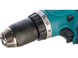 Аккум. дрель-шуруповерт MAKITA DF 457 DWLE в чем. + фонарь (18.0 В, 2 акк., 1.5 А/ч Li-Ion, 2 скор., 42 Нм, шурупы до 10 мм)
