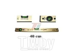 Уровень 400 мм 2 глаз. брусковый, золото PN01 SLOWIK (быт.) (650 гр/м 0.30 мм/м)