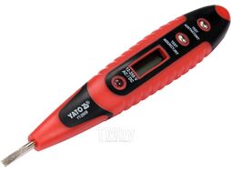 Пробник-отвертка индикаторная 12V/36V/55V/110V/220V Yato YT-28630
