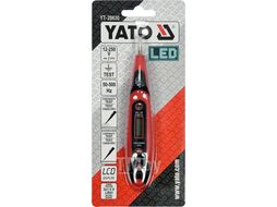 Пробник-отвертка индикаторная 12V/36V/55V/110V/220V Yato YT-28630