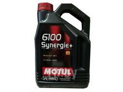 Моторное масло MOTUL 5W40 (1L) 6100 SYN-NERGY ACEA A3 B4 API SN MB 229.5 VW 502.00 (ЗАМ 103728) 107975