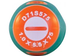 Отвертка стержневая шлицевая ANTI-SLIP GRIP, SL5.5х75 мм Jonnesway D71S575