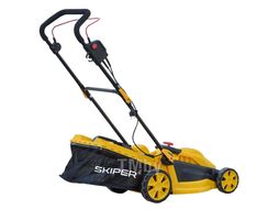 Газонокосилка электрическая SKIPER (2000 Вт, шир.38 см, выс. 20-70 мм (6 поз), травосб. 40л) EL3820
