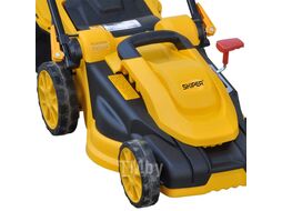 Газонокосилка электрическая SKIPER (2000 Вт, шир.38 см, выс. 20-70 мм (6 поз), травосб. 40л) EL3820
